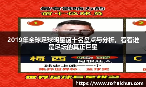 2019年全球足球明星前十名盘点与分析，看看谁是足坛的真正巨星